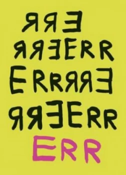 Image of Err by David Shrigley Paperback