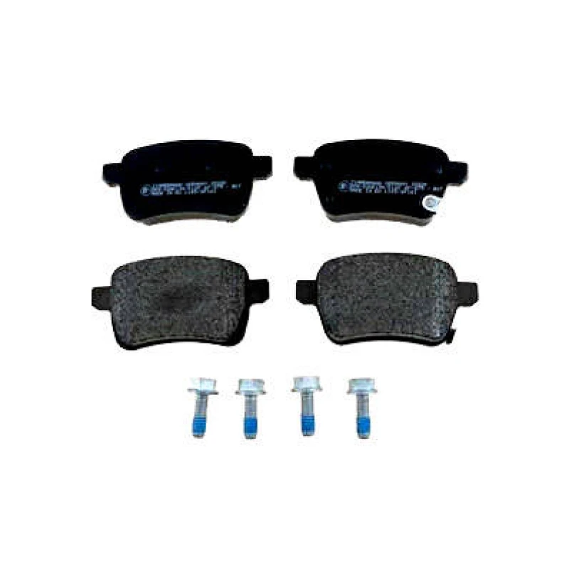 Image of ZIMMERMANN 22220.170.1 Brake pad set Rear Axle, with acoustic wear warning, Photo corresponds to scope of supply, with bolts/screws Brake Pad Set,dis