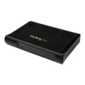 Image of StarTech 5 Port Unmanaged Energy Efficient Gigabit Ethernet Switch Desktop Wall Mount Network Switch StarTech Patch cable RJ 45 M RJ 45 M 3 feet Cat 5