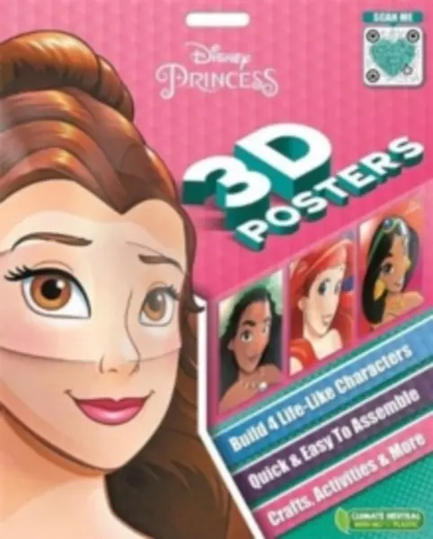 Image of Disney Princess: 3D Posters Paperback / softback