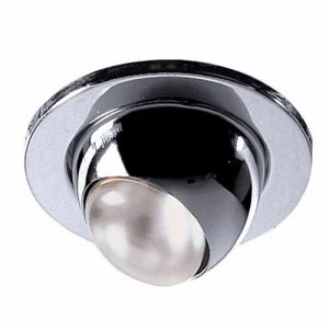 image of KnightsBridge R50 SES 40W 230V Eyeball Downlight - Chrome