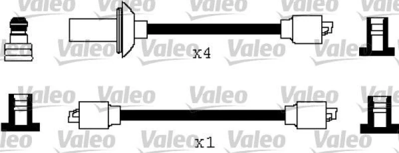 Image of Ignition lead set VALEO 346269