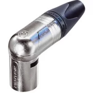 Image of Neutrik NC3MRX XLR connector Plug, right angle Number of pins: 3 Silver