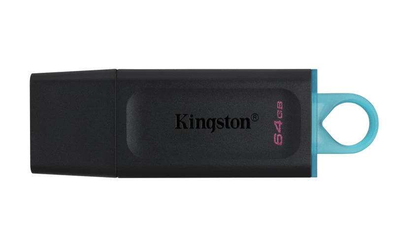 Image of Kingston Kingston Technology DataTraveler Exodia (Black + Teal) 2 Pieces - USB 3.2 Flash Drive DTX/64GB-2P