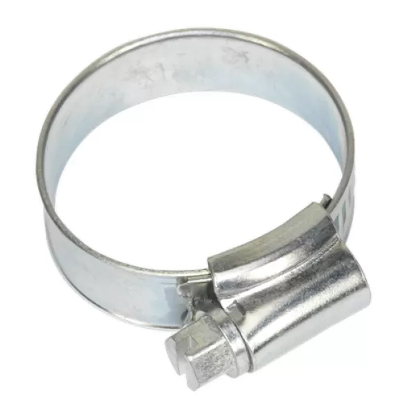 image of Genuine SEALEY SHC1 Hose Clip Zinc Plated &#216;22-32mm Pack of 20