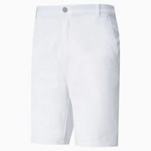 image of PUMA Jackpot Mens Golf Shorts, Bright White Size 38 Clothing