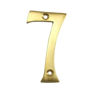 Image of Select Hardware Brass House Number 7