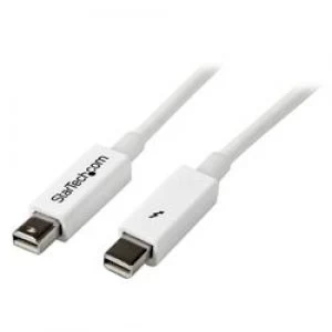 image of StarTech.com 1m White Thunderbolt Cable - M/M