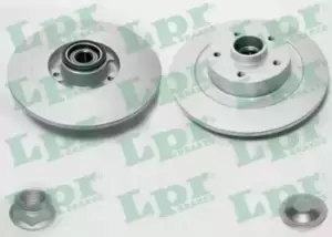 Image of LPR Brake disc LPR HUB BRAKE DISC LINE Solid R1032PCA Brake rotor,Brake discs RENAULT,LAGUNA III Grandtour (KT0/1),LAGUNA III (BT0/1),LATITUDE (L70_)