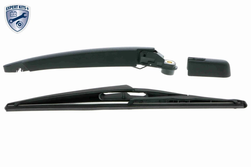 Image of VAICO V40-4136 Wiper Arm Set, window cleaning with integrated wiper blade GRP (Glass fibre Reinforced Plastic), PBT Wiper Arm Set,window cleaning (654