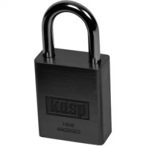 Image of Kasp K14040BLAD Padlock 38mm keyed-different Black