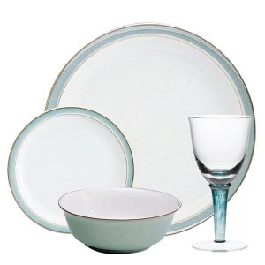 image of Denby Regency Green 16 Piece Entertaining Set