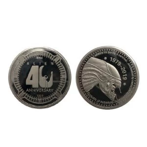 image of Alien Collectable Coin 40th Anniversary Silver Edition