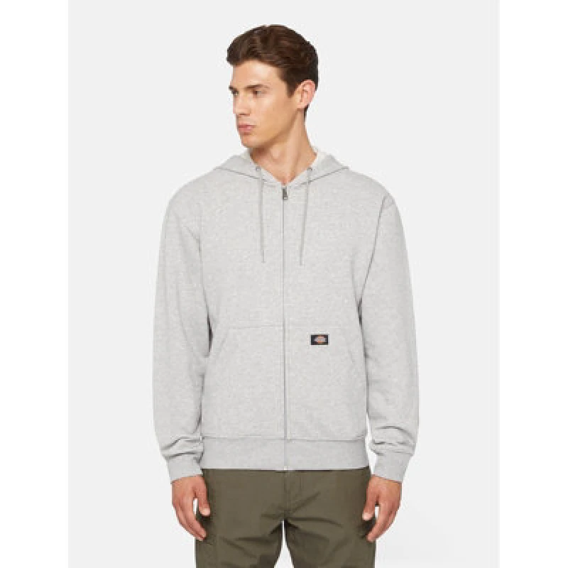 Image of Dickies Dickies Everyday Fleece Zip Hoodie - Grey Lge Male