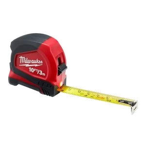 Image of Milwaukee Hand Tools LED Tape Measure 3m/10ft (Width 12mm)