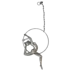 Image of Silver Gymnast on Ring 26cm