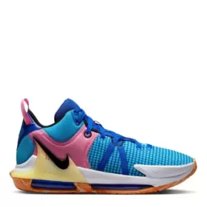 Image of Nike Lebron Witness 7 Lifer, Hyper Royal/Black-Blue Lightning-White, size: 10, Male, Basketball Performance, DM1123-400