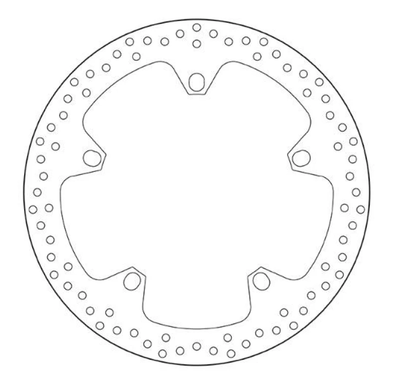 Image of BREMBO Brake disc BREMBO 68B407D7