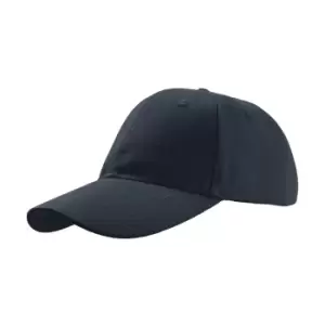 Image of Atlantis Liberty Six Brushed Cotton 6 Panel Cap (One Size) (Navy)