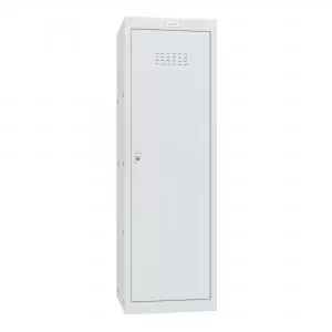 Image of Phoenix CL Series Size 4 Cube Locker in Light Grey with Key Lock