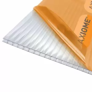 Image of Axiome Clear 4mm Twinwall Polycarbonate Roofing Sheet - 690 x 2000mm