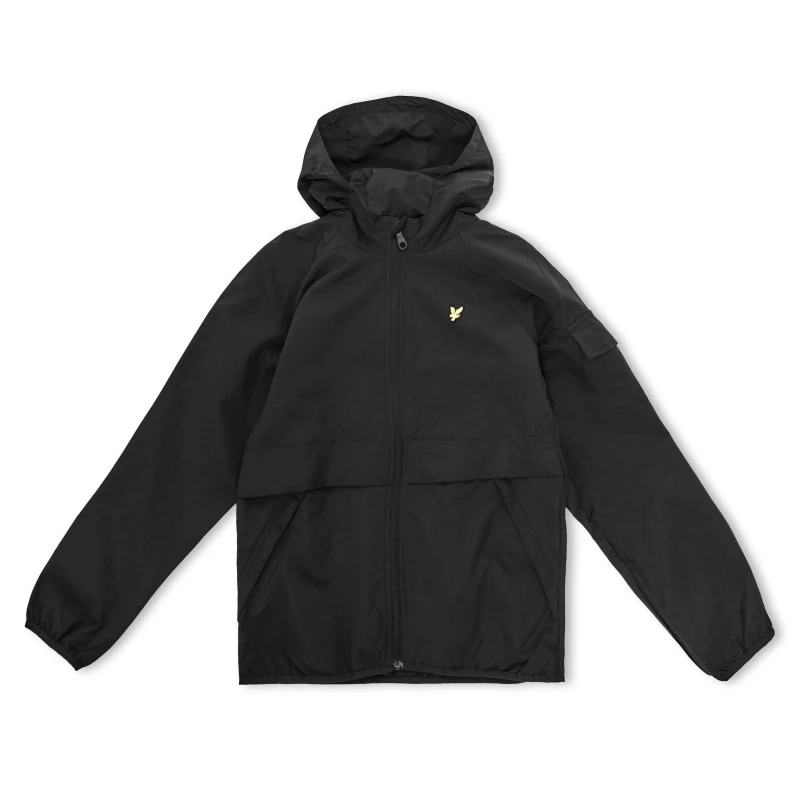 Image of Lyle and Scott Lyle and Scott Windbreaker Juniors - Black 11 - 12 Years Male