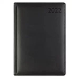 Image of Letts Diary Verona A5 Week to View 2022 Black