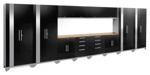 Image of Performance 2.0 Black 14 piece Garage Set