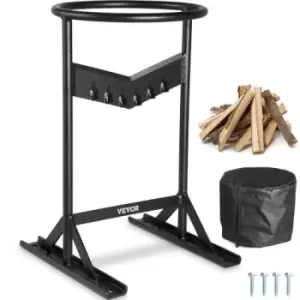 Image of VEVOR Wood Splitter, XL Log Splitter for 8.6" Dia. Wood, Portable "V" Shaped Finger-safty Firewood Cutter, Heavy-duty Solid Steel Wedge Manual Log Mak