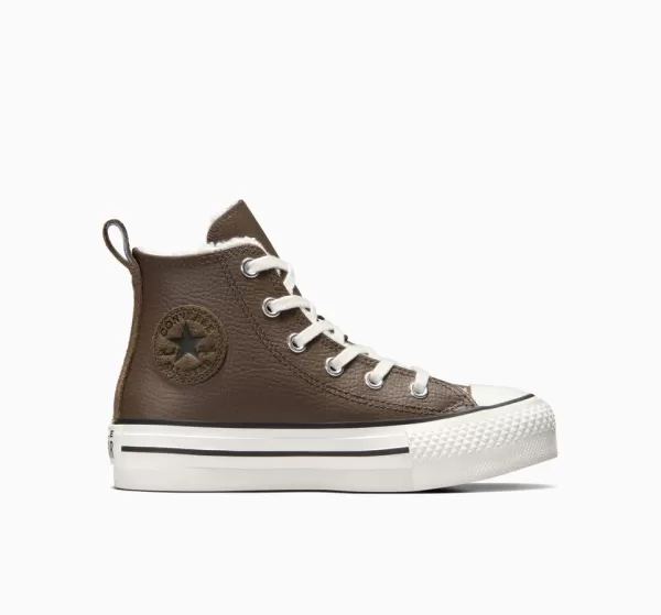 Image of Chuck Taylor All Star EVA Lift Leather Sherpa