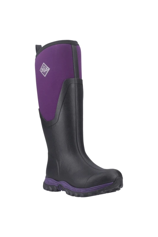Image of Muck Boots Womens Arctic Sport II Tall Wellington in Black Size: 3 Black Female 3