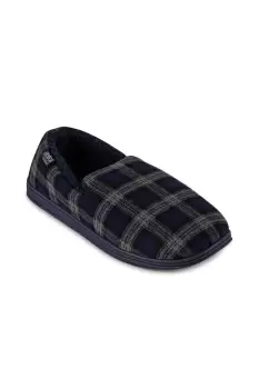Image of Wool Check Full Back Slipper