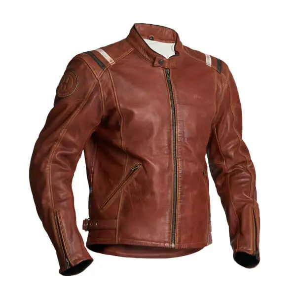 Image of Halvarssons Skalltorp Leather Jacket Cognac Size 58