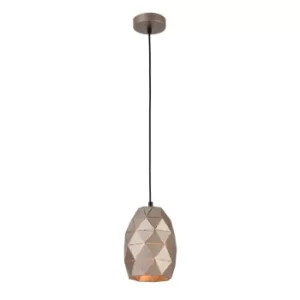Image of Louvre Dome Ceiling Pendant Lamp Brass, 1 Light, E27