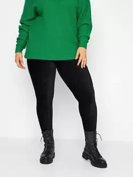 Image of Yours Cord Legging - Black, Size 18, Women