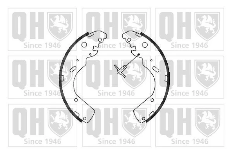 Image of QUINTON HAZELL Brake Shoe Set QUINTON HAZELL BS1104