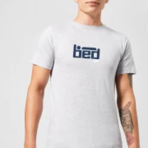 Image of Plain Lazy BED Mens T-Shirt - Grey - L