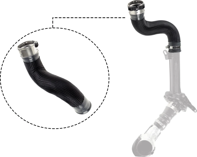 Image of GATES Charger intake hose GATES 09-0945