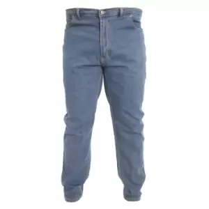 Duke Mens Rockford Carlos Kingsize Stretch Jeans (48L) (Stonewash)