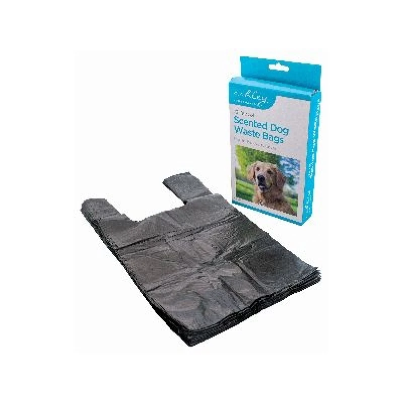 Image of Ashley Dog Poo Bags - Black - Pack of 72 Black