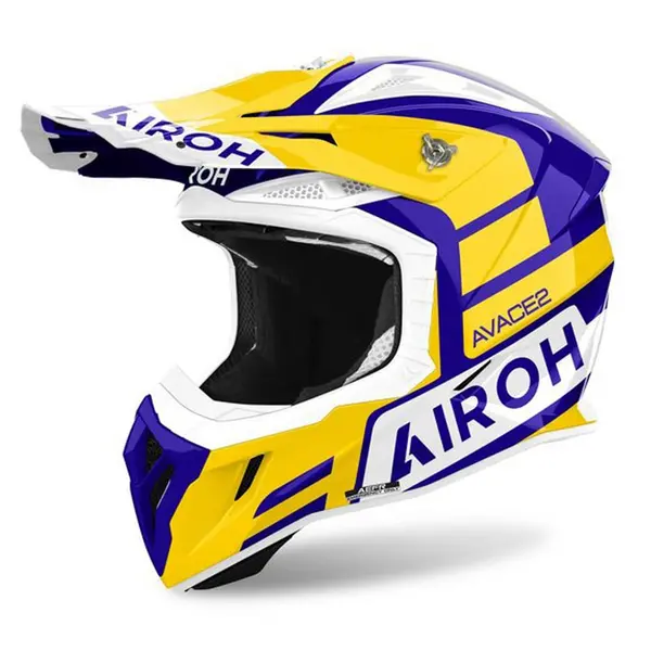 Image of Airoh Aviator Ace 2 Sake Yellow Offroad Helmet S