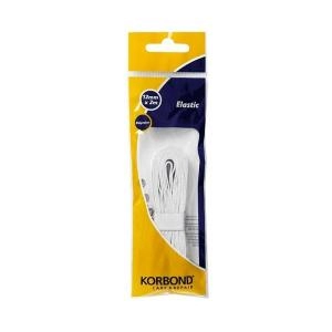 Image of Korbond 12mm White Elastic 2m