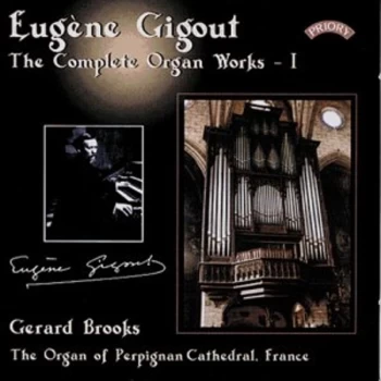 image of Gerard Brooks (Organ of Perpignan Cathedral) - Eugene Gigout - The Complete Organ Works - 1 CD