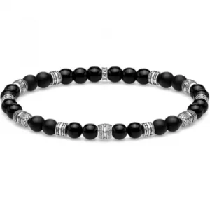 Image of THOMAS SABO Black Lucky Charm Beaded Bracelet