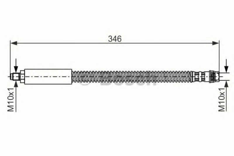 Image of Brake hose Bosch 1 987 476 859