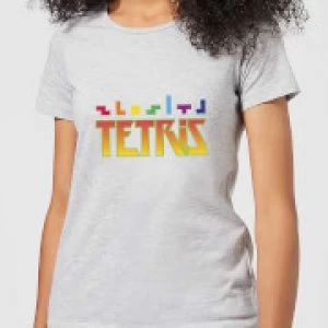 Image of Tetris Multi Blocks Womens T-Shirt - Grey - 5XL