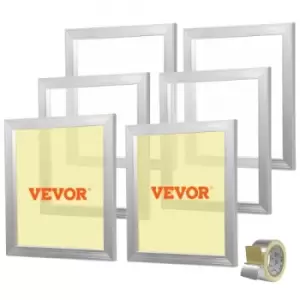 image of VEVOR Screen Printing Kit, 6 Pieces Aluminum Silk Screen Printing Frames, 18x20inch Silk Screen Printing Frame with 160 Count Mesh, High Tension Nylon