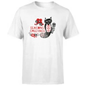 Image of Seasons Greetings T-Shirt - White - 3XL
