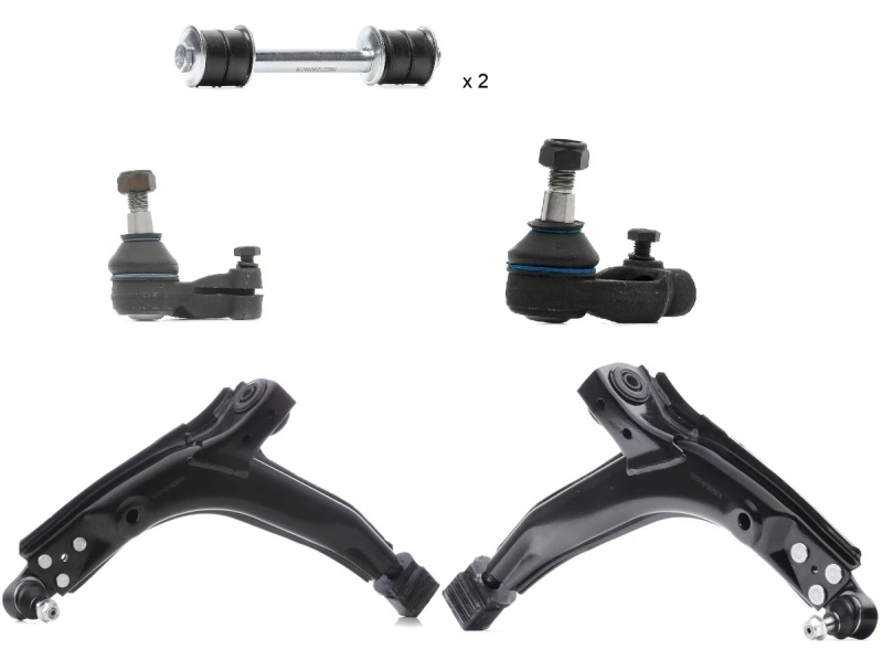 Image of RIDEX 772S0382 Control arm repair kit Front Axle Suspension Kit (772)