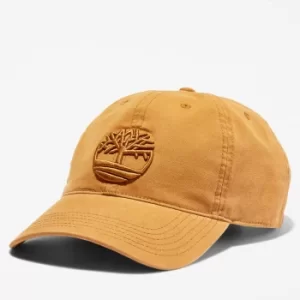 Image of Timberland Soundview Cotton Canvas Cap For Men In Yellow, Size ONE